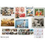 Property of a gentleman - a quantity of film posters, lobby cards, postcards & other ephemera (a