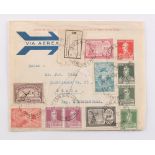 The Basil Lewis (1927-2019) collection of stamps - Argentina: A large box of covers including many