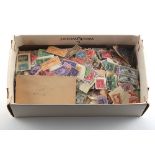 Stamps - United States of America: 1851-1950(c.) An on and off paper mixture in a small box