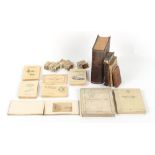 Property of a deceased estate - a quantity of assorted books & cigarette cards, the books