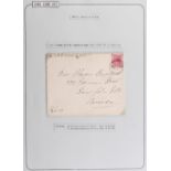 The Basil Lewis (1927-2019) collection of stamps - Hong Kong: 1886-1910 a selection of covers and