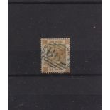 The Basil Lewis (1927-2019) collection of stamps - Hong Kong: 1863-71 CC 96c olive-bistre, a