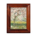 Property of a gentleman - Alfred Hitchens (1861-1942) - TREE IN BLOSSOM - pastel, 11.5 by 8.5ins. (