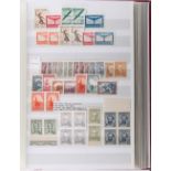 The Basil Lewis (1927-2019) collection of stamps - Argentina: Two stock books of material