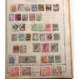 Stamps - World: A collection in an 'Ideal' album including GB 1840 1d (space filler), 1870 ½d (