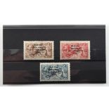 Stamps - Ireland: 1922 Thom 2/6d to 10/- mint. SG44-46