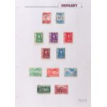 The Basil Lewis (1927-2019) collection of stamps - Hungary: 1874-1998 mostly used, neatly