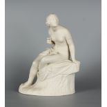 Property of a deceased estate - a Victorian Parian figure of Sabrina, probably Copeland, after the