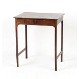 Property from the estate of the late Julian Bream (1933-2020) - a George III mahogany side table