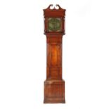 Property of a lady - a George III oak & inlaid 8-day striking longcase clock, Nicholas Roper,