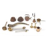Property of a deceased estate - a quantity of assorted items, mostly copper & brassware, including