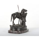 Property of a gentleman - after Vasily Grachev (1831-1905) - a late 19th century Russian patinated