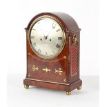 The Henry & Tricia Byrom Collection - Barwise, London, a mahogany & brass inlaid bracket clock,