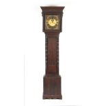 Property of a gentleman - an 18th century George III oak 8-day striking longcase clock, with
