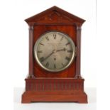 The Henry & Tricia Byrom Collection - Barraud & Lunds, London, a mahogany library clock timepiece,