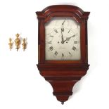 The Henry & Tricia Byrom Collection - John Ellicott, London, a mahogany hooded wall clock, circa