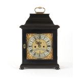 The Henry & Tricia Byrom Collection - John Wimble, Ashford, an ebonised cased table clock, circa