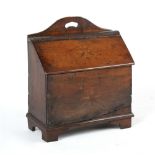 Property from the estate of the late Julian Bream (1933-2020) - an oak box with leather hinged
