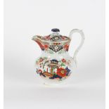 Property of a lady - a 19th century Mason's Real Stone China Japan pattern ewer with cover, small