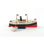 Property of a deceased estate - a German Tucher & Walther working model tinplate boat, named '