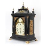 The Henry & Tricia Byrom Collection - Thwaites & Reed, London, an ebonised cased bracket clock,