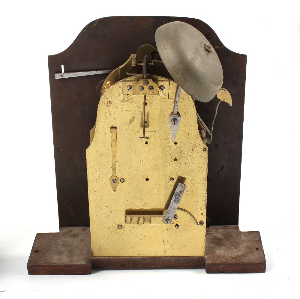 The Henry & Tricia Byrom Collection - John Ellicott, London, a mahogany hooded wall clock, circa - Image 4 of 6