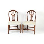 Property from the estate of the late Julian Bream (1933-2020) - a pair of George III carved mahogany
