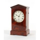 The Henry & Tricia Byrom Collection - John Carter, London, a mahogany library clock timepiece, circa
