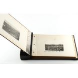 Property of a gentleman - a Japanese musical photograph album containing nine photographs of