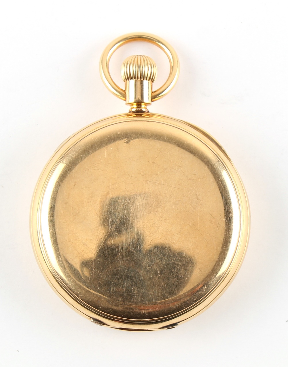 The Henry & Tricia Byrom Collection - an 18ct gold open faced pocket watch, the movement engraved ' - Image 2 of 3