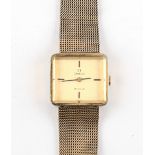 The Henry & Tricia Byrom Collection - a lady's Omega De Ville gold plated wristwatch, on Omega