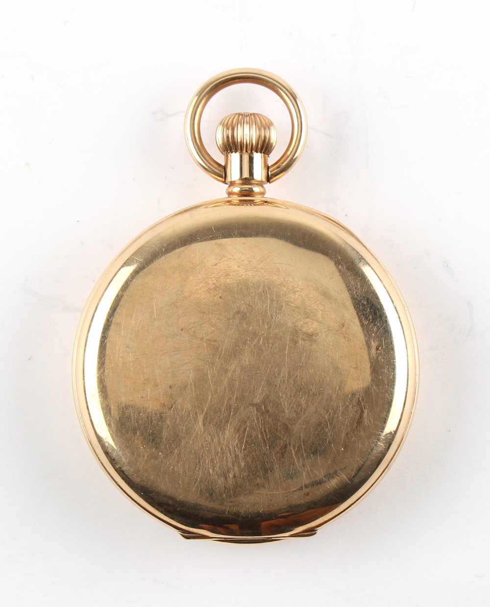 The Henry & Tricia Byrom Collection - a late 19th / early 20th century 9ct gold open faced keyless - Image 2 of 3