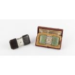 The Henry & Tricia Byrom Collection - a Movado Chronometre Ermeto shagreen cased purse watch, 1927