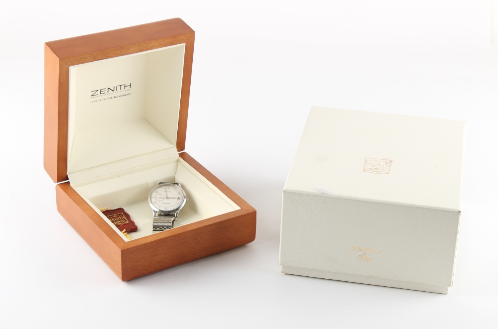 Property of a lady - a gentleman's Zenith Elite HW wristwatch, in original box with papers. - Image 4 of 4