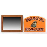 Property of a gentleman - a painted advertising sign - 'BRATT'S FALCON', 28.8ins. (73.2cms.) wide;