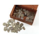 Property of a deceased estate - a quantity of assorted coins, mostly GB, including GV and GVI silver