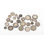 Property of a gentleman - a quantity of British silver coinage including 1892 and 1906 half