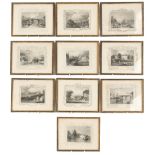 Property of a gentleman - a set of ten 19th century engravings of London, published by Tombleson &