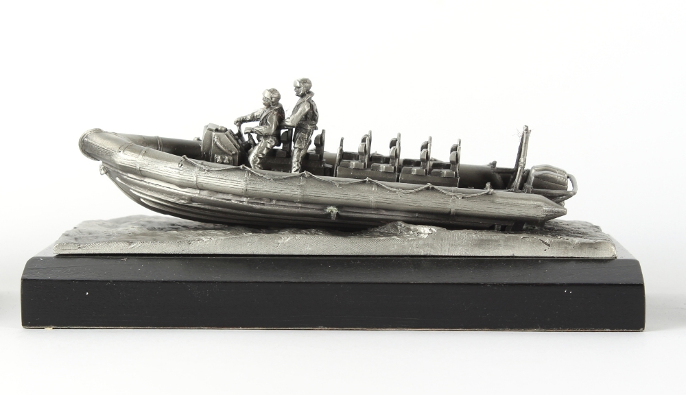 Property of a deceased estate - a collection of sixty-nine fine quality pewter models of British - Image 6 of 8