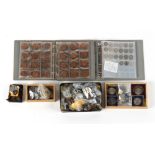 Property of a lady - a coin collection including QV silver coins.