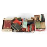 Property of a gentleman - three boxes containing assorted books including first editions (3).