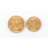 Property of a gentleman - gold coins - a 1914 George V gold full sovereign; together with a