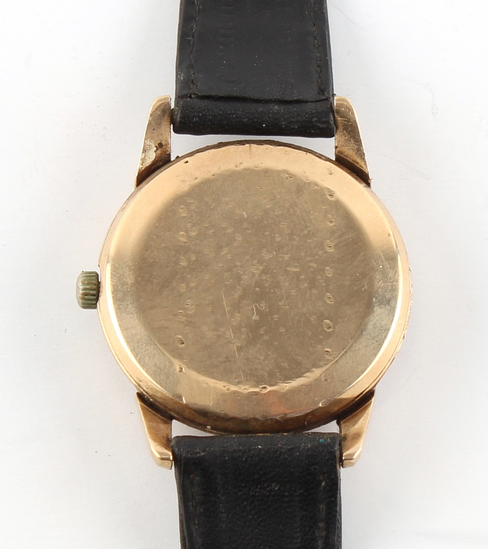 Property of a gentleman - a gentleman's 9ct gold cased Omega Seamaster automatic wristwatch, the bez - Image 2 of 2