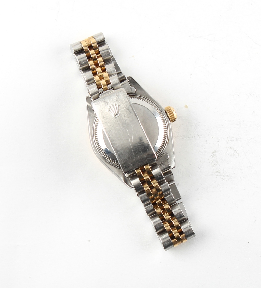 Property of a deceased estate - a lady's Rolex Oyster Perpetual Datejust steel & gold wristwatch - Image 3 of 4