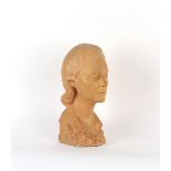 Property of a lady of title - Oscar Nemon (1906?1985) - LADY FIONA AIRD - a clay bust, 20.5ins. (