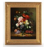 Property of a deceased estate - E. Larany (late 20th century) - STILL LIFE IF FLOWERS IN A VASE