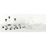 Property of a lady - Moser for Rowland Ward, London - a suite of safari glassware, comprising a