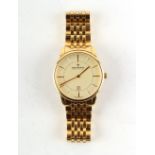 Property of a lady - a gentleman's Dreyfuss Seafarer gold plated wristwatch with gold plated