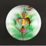 Property of a deceased estate - a St Louis glass paperweight, with millefiori signature cane dated