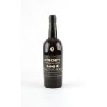 Property of a deceased estate - port - Croft Vintage Port, 1963, one bottle, the cork floating on